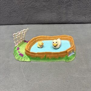 Swimming Ducklings With Pond Nest Littlest Pet Shop Set 1994 Kenner LPS